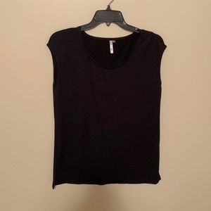 Banana republic black short sleeve sweater top